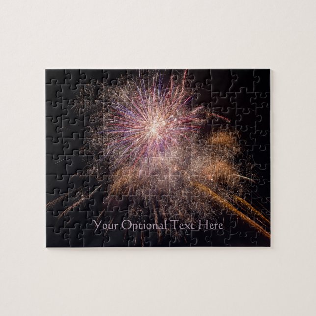 Puzzle de coutume de feux d'artifice (Horizontal)