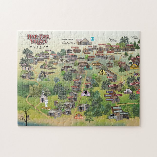 Puzzle de coutume du village 4 de Har-Jujubes (Horizontal)