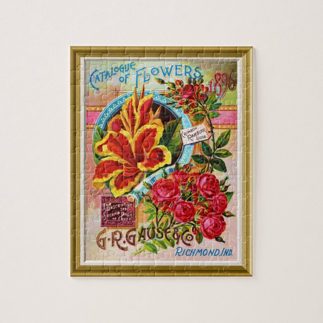 Puzzle de couverture du magazine de semences vinta (Vertical)