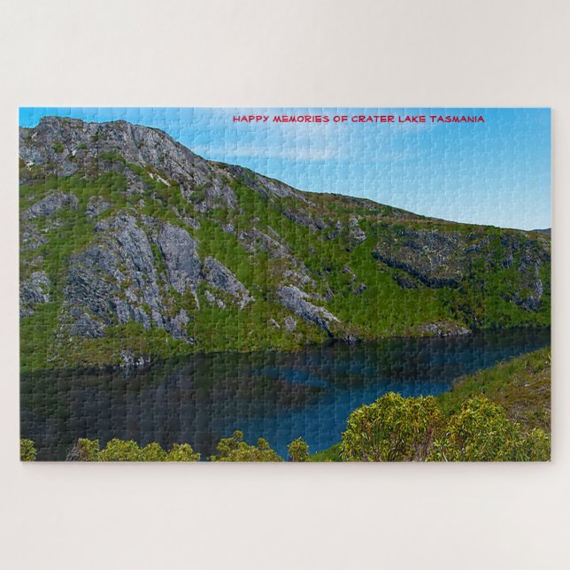 Puzzle de Crater Lake Tasmanie (Horizontal)