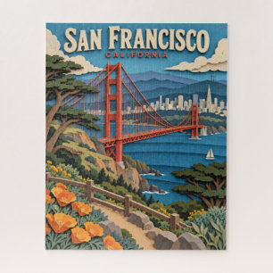 Puzzle de découpe de papier San Francisco Golden G