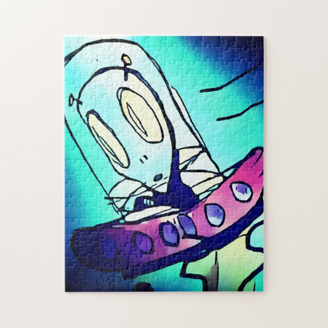 Puzzle de dessin Alien (Vertical)