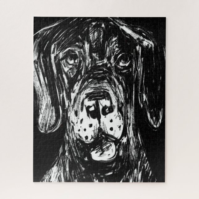Puzzle de dessin de Dogue Allemand (Vertical)