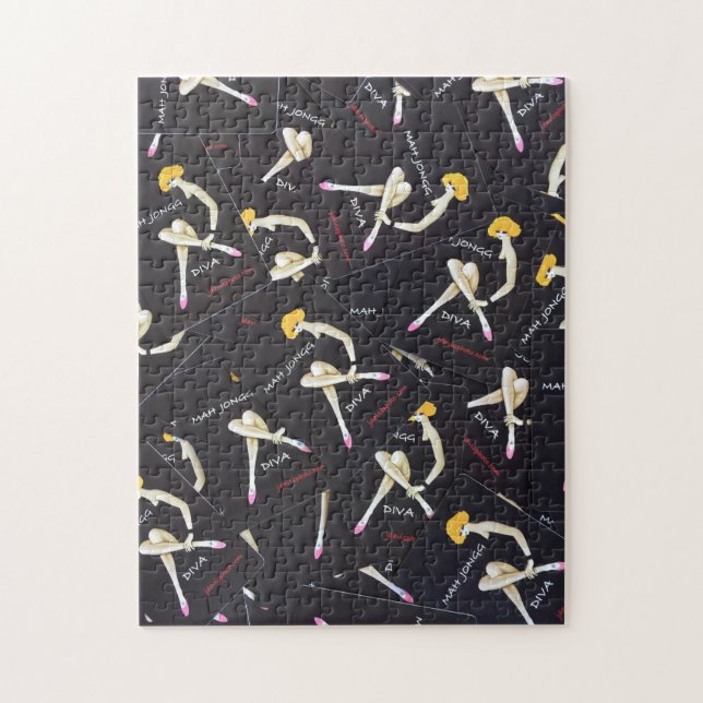 Puzzle de diva d'heure-milliampère Jongg (Vertical)