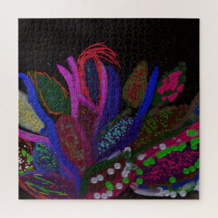 Puzzle de diverses couleurs sous la mer