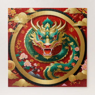 Puzzle de dragon chinois