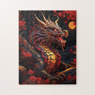 Puzzle de dragon chinois - Mythique scie asiatique