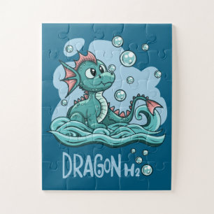 Puzzle de dragon d'eau pour enfants