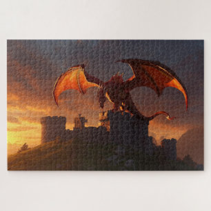 Puzzle de dragon gallois mythique