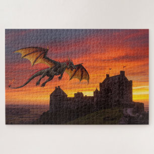 Puzzle de dragon gallois mythique
