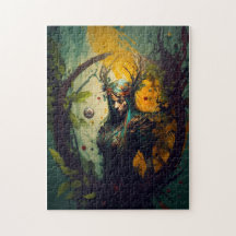 Puzzle de fantasy sur le thème de l'Elfe Rôdeur |
