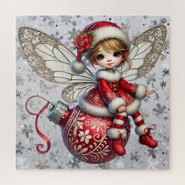 Puzzle de fées de Noël (Vertical)