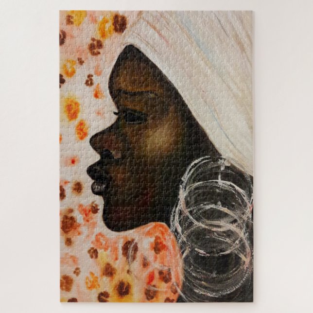 Puzzle de femme africaine (Vertical)