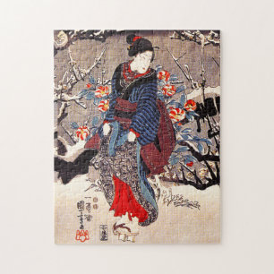 Puzzle de femmes de Kuniyoshi trois