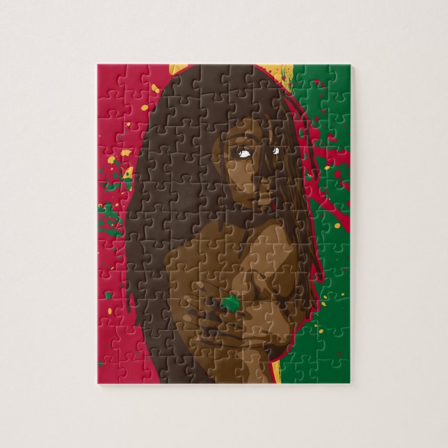 Puzzle de fille de Rasta (Vertical)