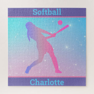 Puzzle de filles Softball Pastel
