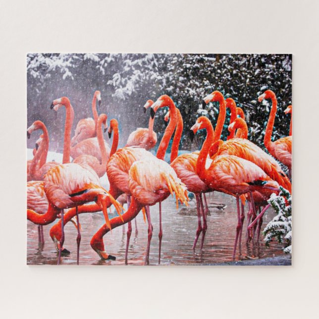 Puzzle de flamant rose (Horizontal)
