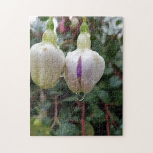Puzzle de fleur créative bourgeon fuchsia photo