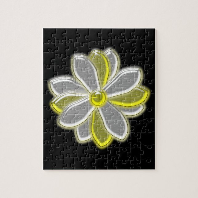 Puzzle de fleur de marguerite (Vertical)
