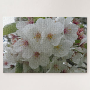 Puzzle de fleurs blanches