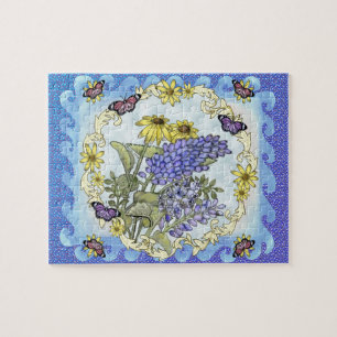 Puzzle de fleurs de printemps