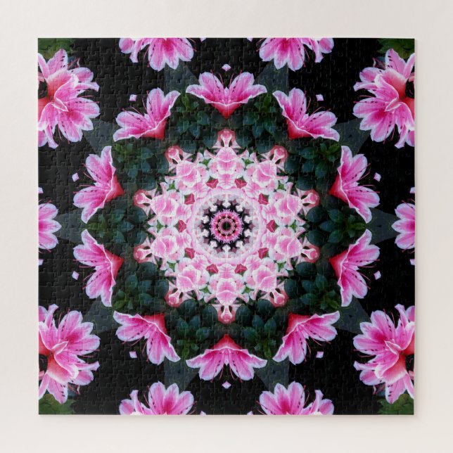 Puzzle de fleurs Mandala Jigsaw (Vertical)