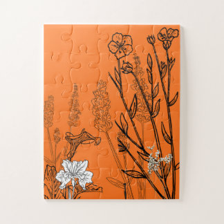Puzzle de fleurs sauvages
