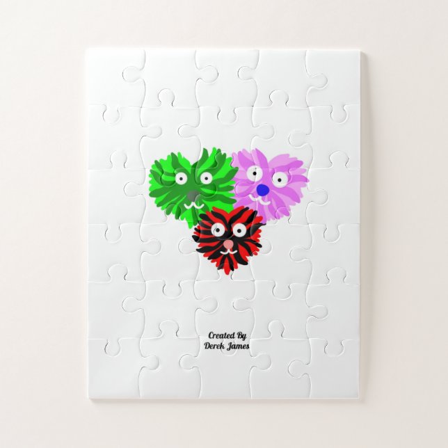 Puzzle de flou cardiaque (27,94 cm x 35,56 cm) (Vertical)