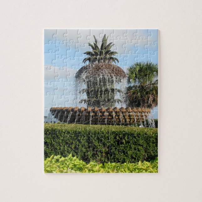 Puzzle de fontaine d'ananas de Sc de Charleston (Vertical)