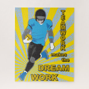 Puzzle de football 16x20 pour les personnes aveugl