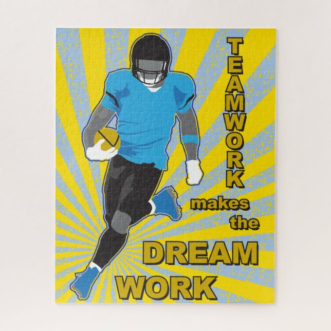 Puzzle de football 16x20 pour les personnes aveugl (Vertical)