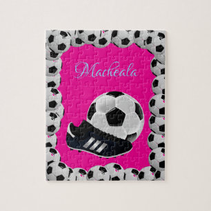 Puzzle de Football Rose Chaud