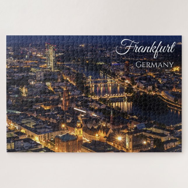 Puzzle de Frankfurt am Main Allemagne (Horizontal)