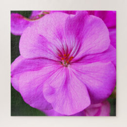 Puzzle de géranium violet clair