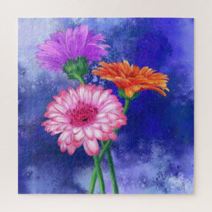 Puzzle de gerberas à trois couleurs - Beau