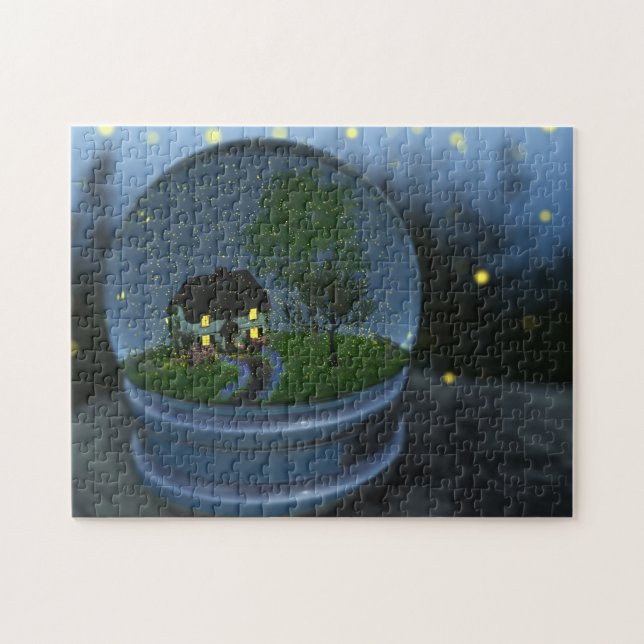 Puzzle de globe de luciole (Horizontal)