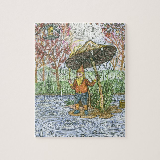 Puzzle de gnome de pluie (Vertical)