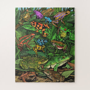 Puzzle de grenouille facile