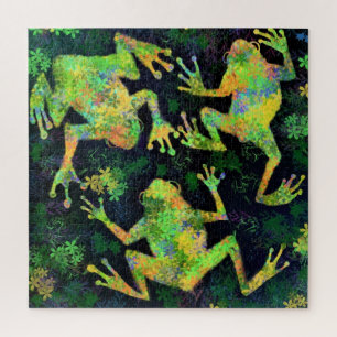 Puzzle de grenouilles