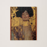 Puzzle de Gustav Klimt Judith<br><div class="desc">Puzzle de Gustav Klimt Judith. Peinture à l'huile sur la toile à partir de 1901. Belle description de Gustav Klimt de l'histoire biblique de Judith et de Holofernes. Grand pour des fans de symbolisme autrichien, de Klimt et de beaux-arts.</div>