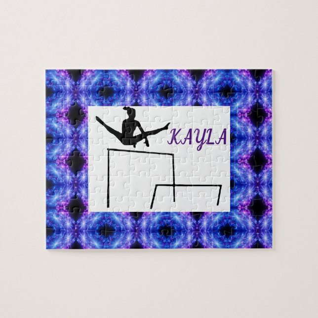 Puzzle de gymnastique pour les filles personnalisé (Horizontal)