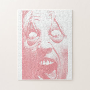 Puzzle de Halloween de visage d'horreur