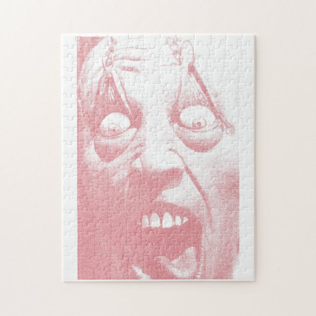 Puzzle de Halloween de visage d'horreur (Vertical)