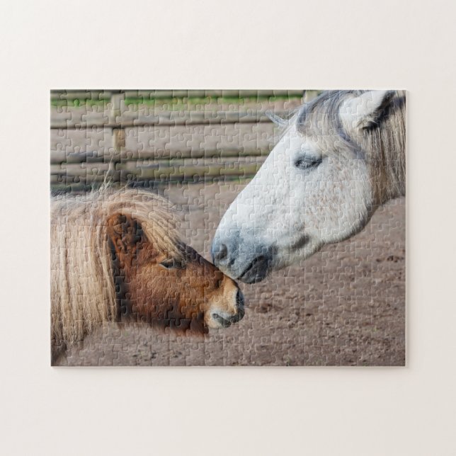 Puzzle de Highland Pony et Shetland Pony (Horizontal)