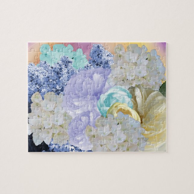 Puzzle de jardin de fleurs mixtes (Horizontal)