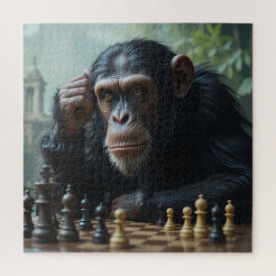 Puzzle de jeu d'échecs Chimp