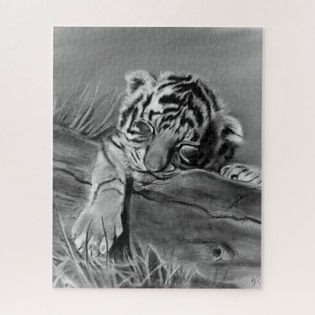 Puzzle de jeune tigre (Vertical)