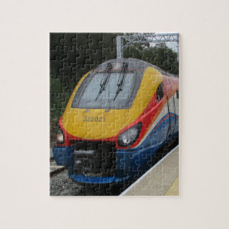 Puzzle de jigsaw du train interurbain