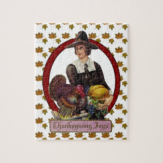 Puzzle de joie de Thankgiving (Vertical)