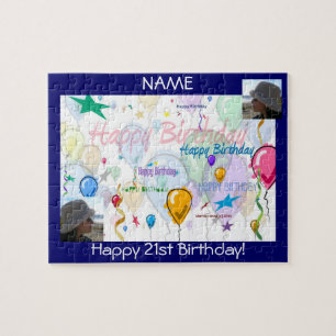 Puzzle de joyeux anniversaire (personnalisez